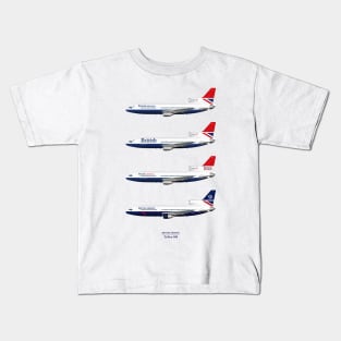 BA tristar 500s Kids T-Shirt